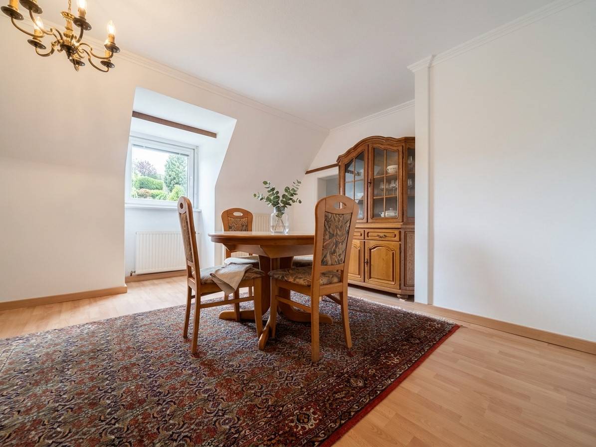 Praktisch geschnittene Dachgeschosswohnung mit viel Stauraum