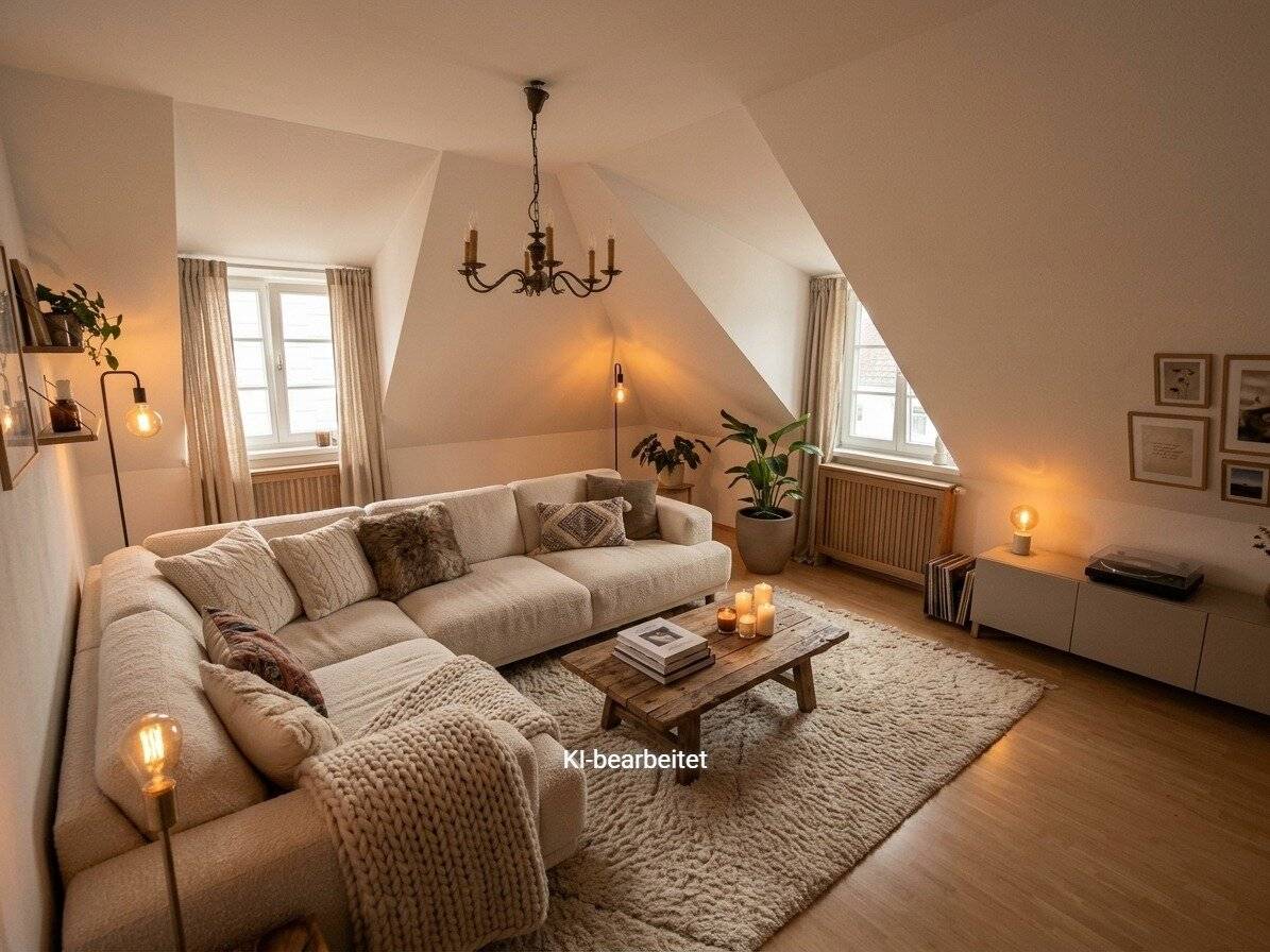 Großzügige 2-Zimmer-Wohnung mit möblierter Küche im Zentrum von Lohnsburg