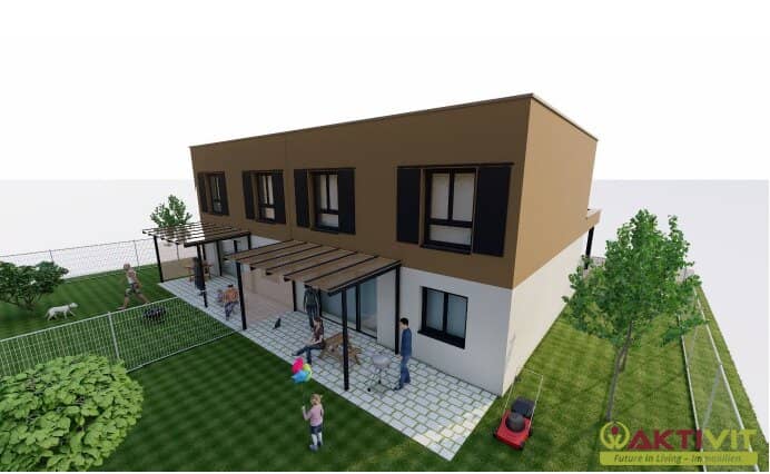 Neubauprojekt in Hengsberg – Moderne Doppelhaushälfte mit Garten und Carport