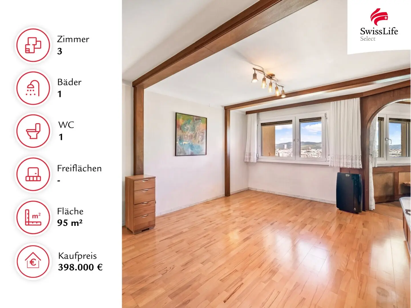 Charmante Maisonettewohnung mit Weitblick | Nahe Donauzentrum | Drei Zimmer | 16. Liftstock