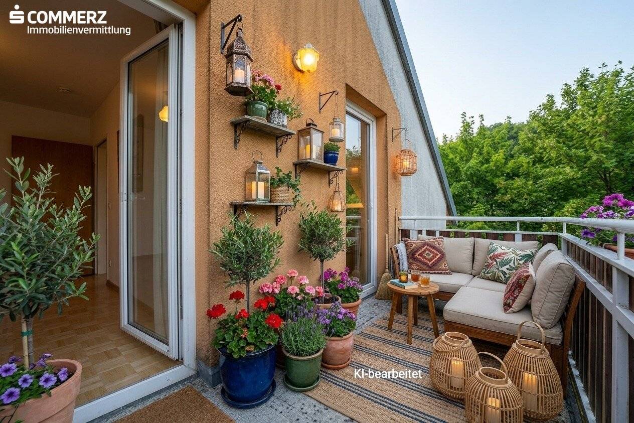 Subsidized apartment with balcony