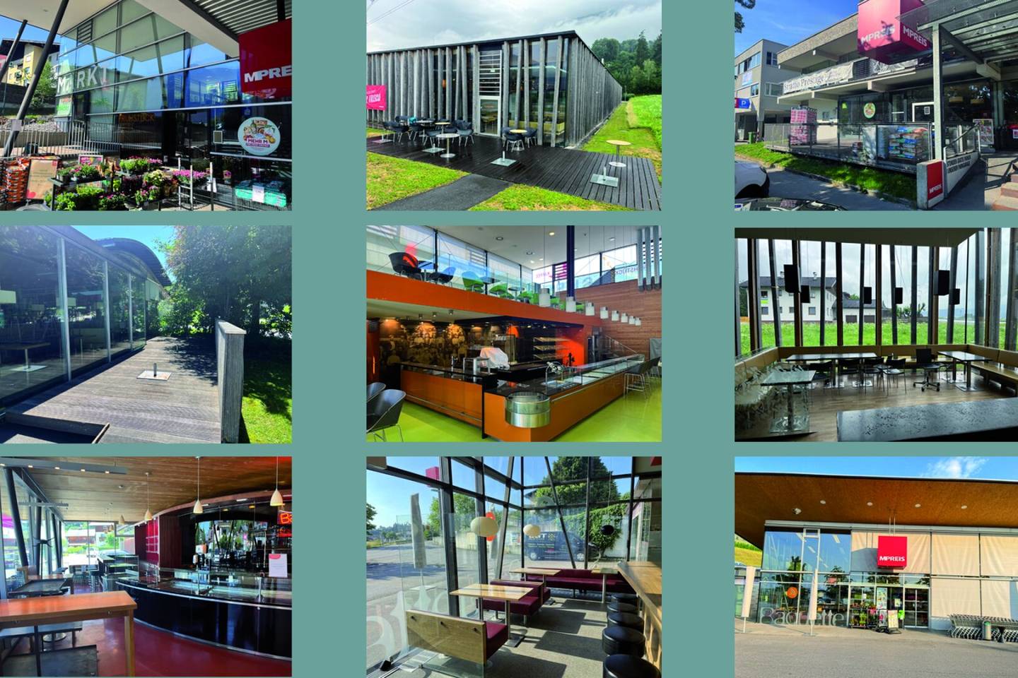 13 Gastronomy and Shop Locations: Commercial Spaces Directly at MPREIS