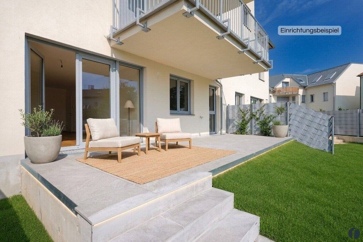 3-Zimmer Neubauwohnung mit großem Eigengarten
