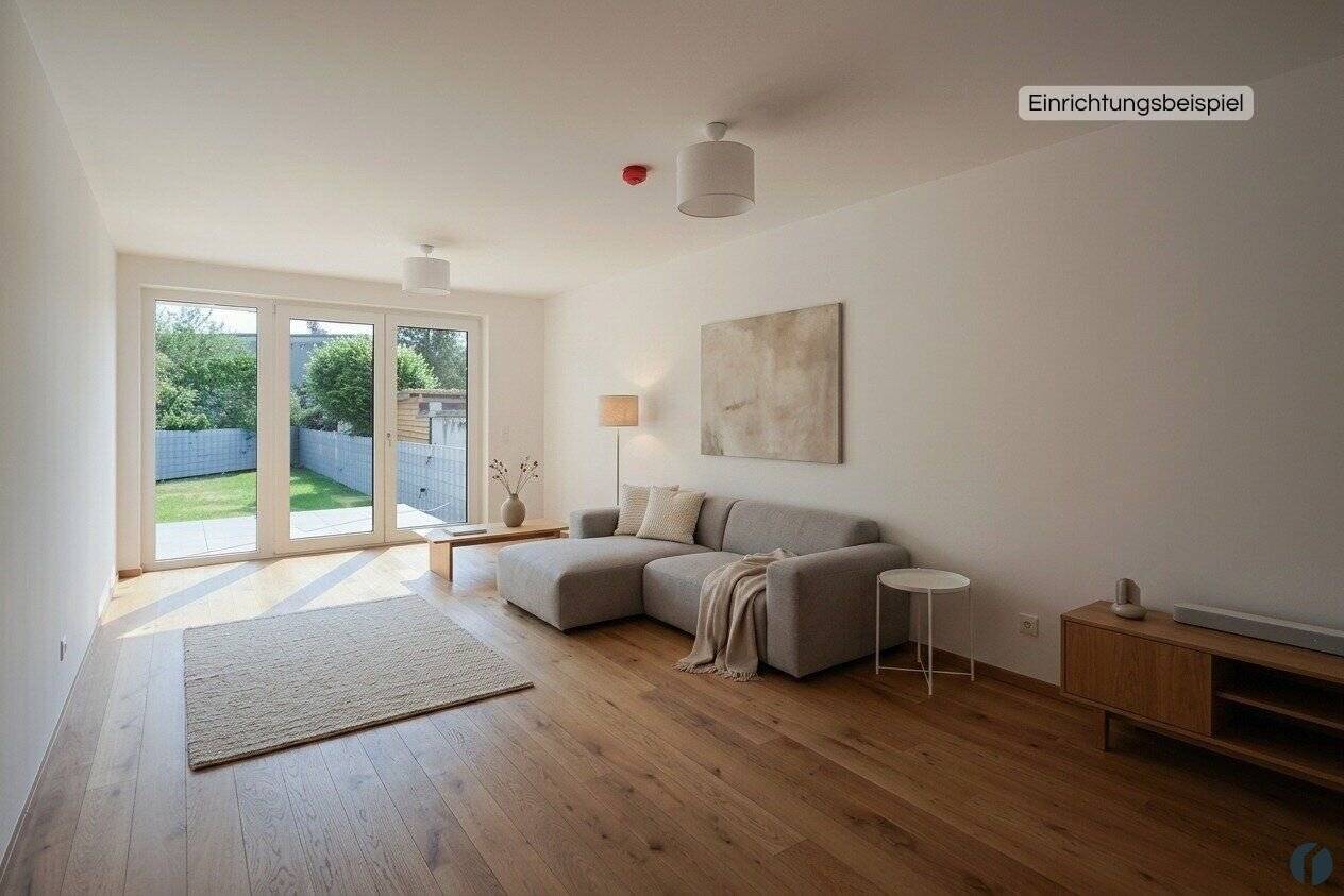 3-Zimmer Neubauwohnung mit großem Eigengarten