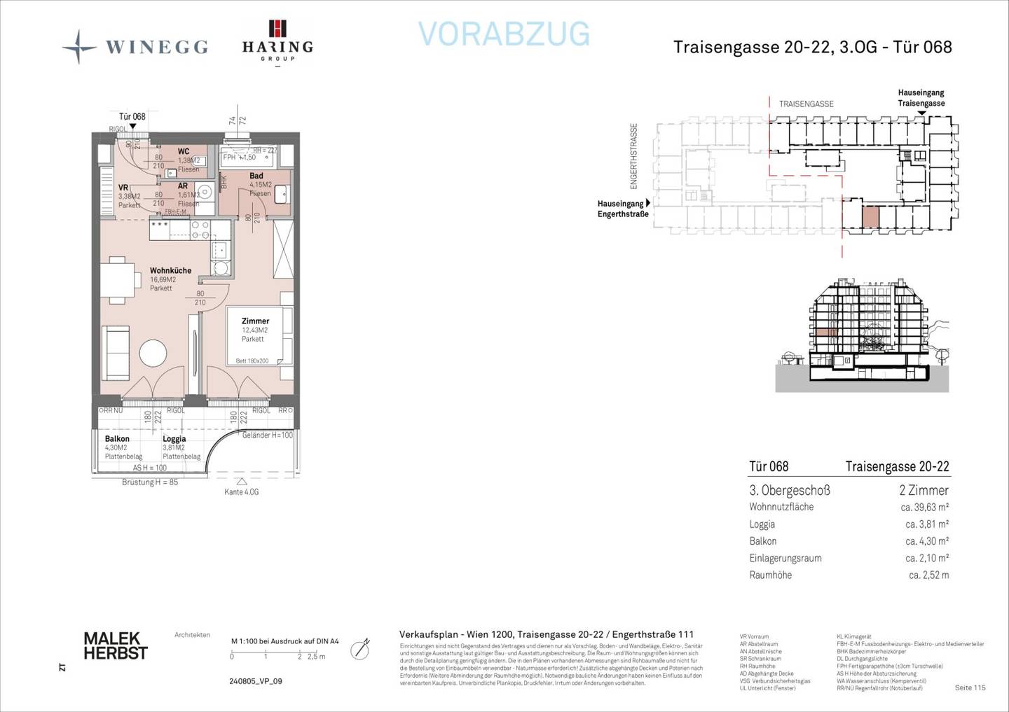 Apartment by the Danube waterfront new build