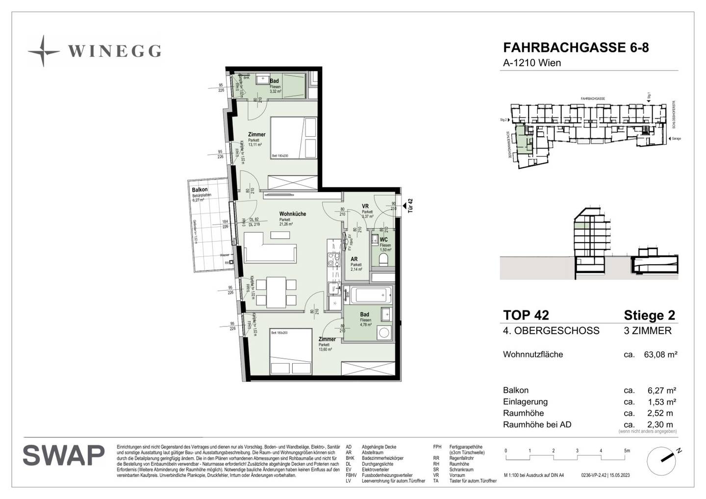 ERSTBEZUG >> moderne Wohnung im 4. OG, sonnig mit Balkon >> TOP LAGE