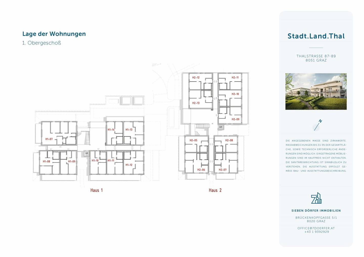 New build penthouse apartment with balcony and garage