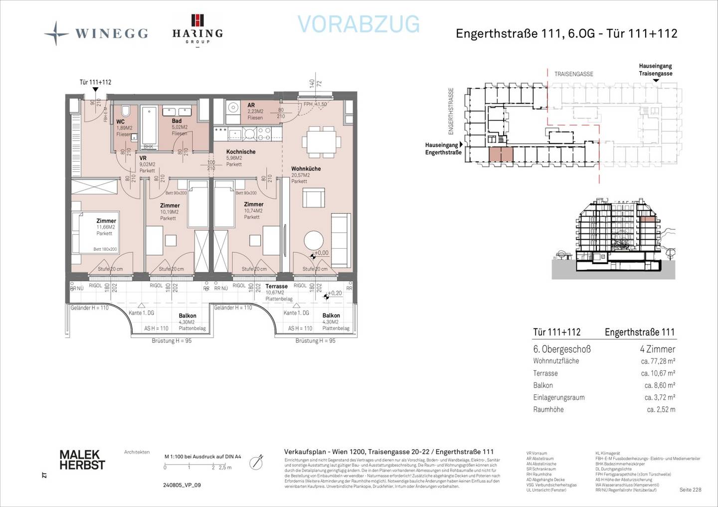 Apartment with Danube view in a modern new build