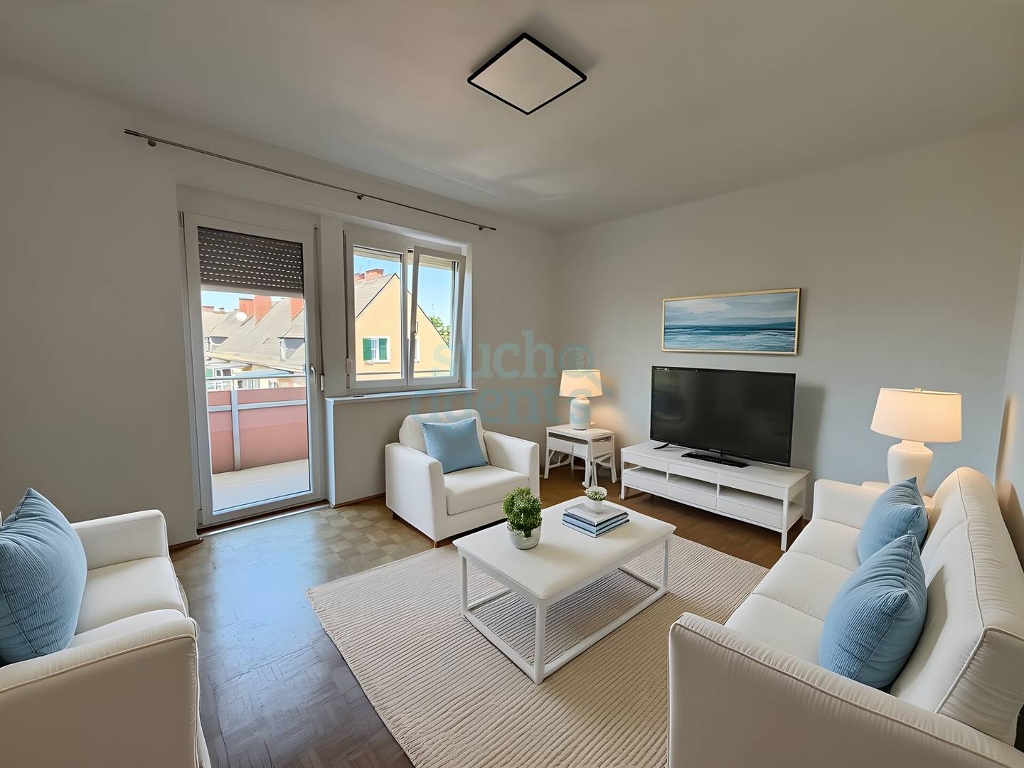 Zentrale Wohnung mit Balkon und Keller