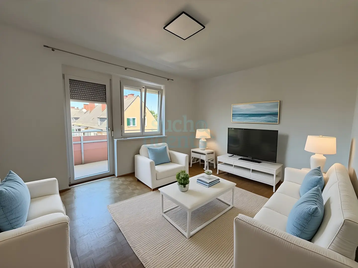 Zentrale Wohnung mit Balkon und Keller
