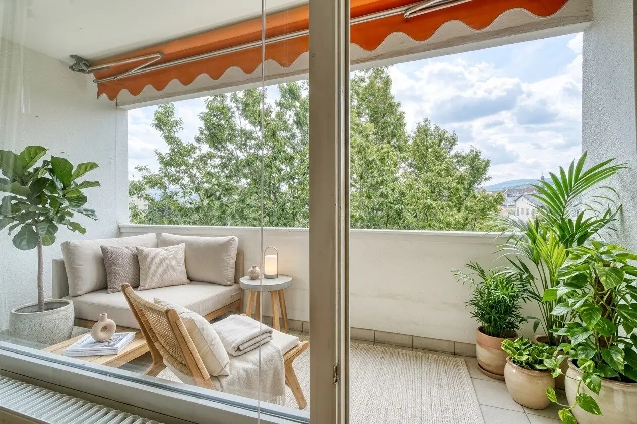 *Fernblick - Uneinsehbar* Sonnige 5,5 Zimmer Wohnung mit 2 Eingängen, 2 Loggien und Garagenbox