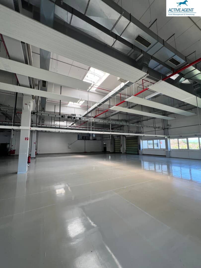 1.750 m² industrial hall in Gewerbepark Wernberg for rent with flexible size options