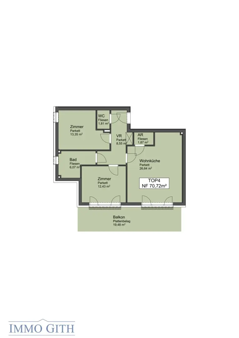 NEW BUILD IN PERCHTOLDSDORF: EXCLUSIVE CONDOMINIUMS AND PRACTICE AT SALITERGASSE 6 – MODERN, GREEN & CLOSE TO THE CENTER