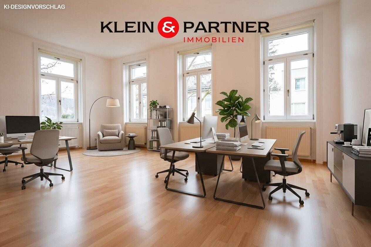Repräsentatives Büro / Praxis in idyllischer Grünlage!