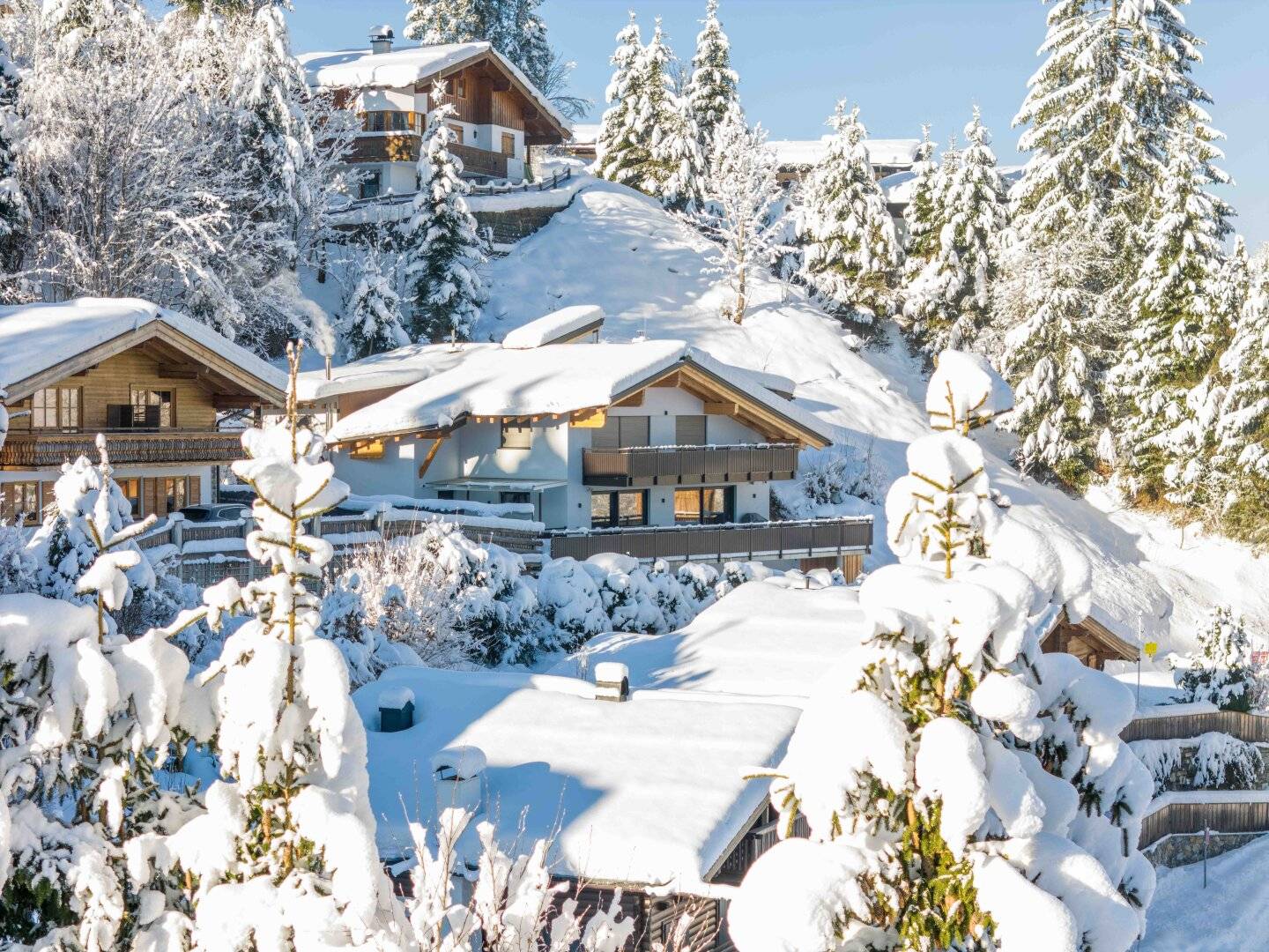 ZWEITWOHNSITZ! Neuwertiges Ferienhaus mit Ski-in/Ski-out bestehend aus 2 Wohnungen in Maria Alm/Hinterthal