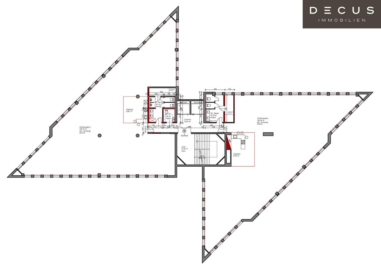 Modern office spaces with flexible layout options in Vienna-Strebersdorf