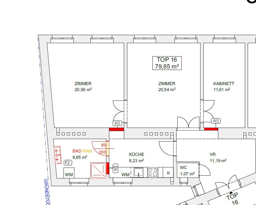 ERSTBEZUG! Altbau-Charme im Herzen von Mariahilf! Sanierte 3-Zimmer-Wohnung!