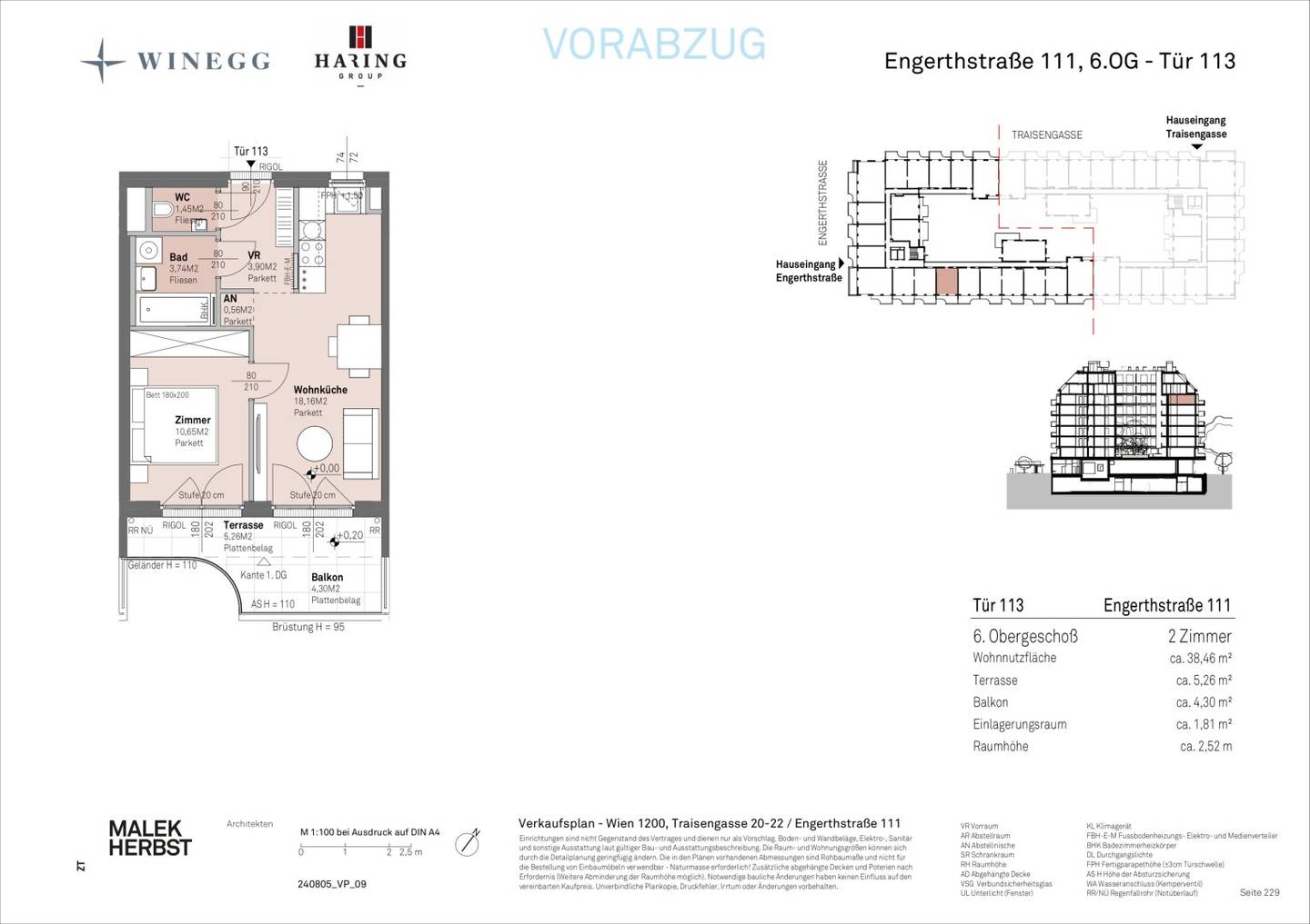 Traisengasse 20-22 Modern living space with Danube view