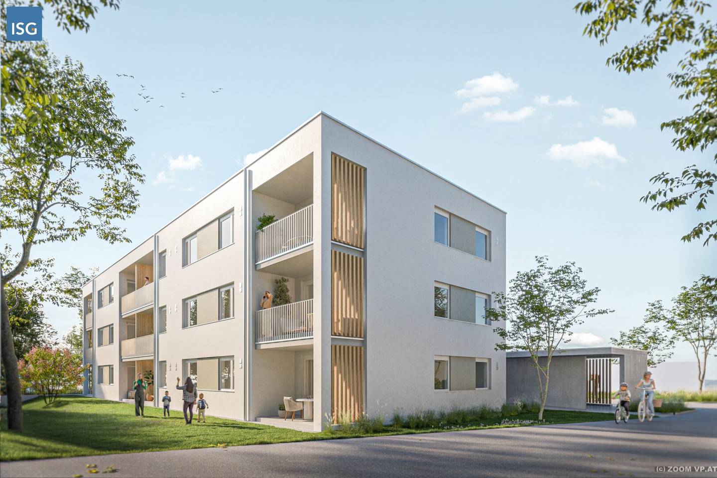 New build first occupancy from summer 2027 - 4-room apartment on the ground floor