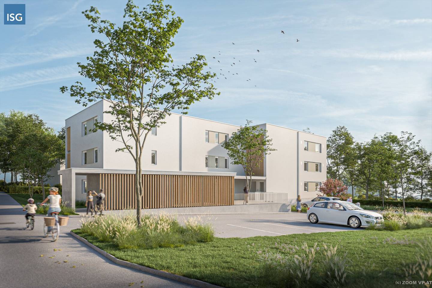 New build first occupancy from summer 2027 - 4-room apartment on the ground floor