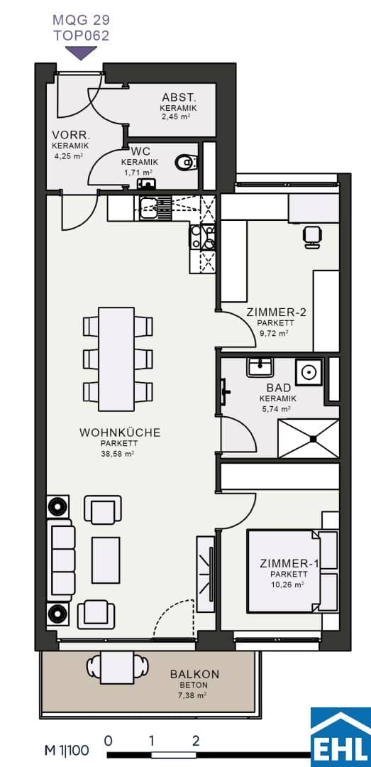 Architectural Highlight in the Messe Quarter – Your new home in Graz