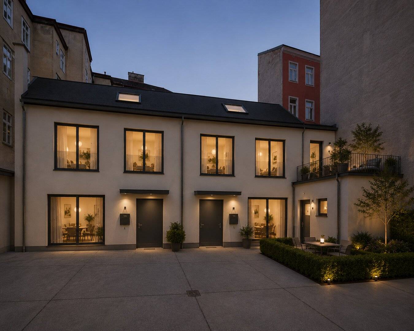Living, Working, Being Creative - Townhouse Project: 2 Studio Apartments with Gallery