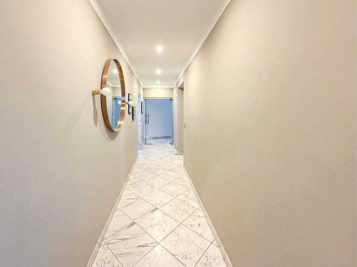 Attic floor with view from the living level