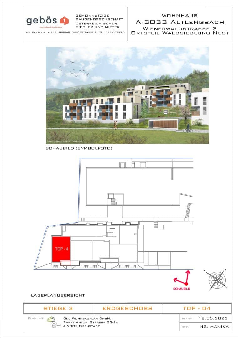 First occupancy large corner apartment in the green