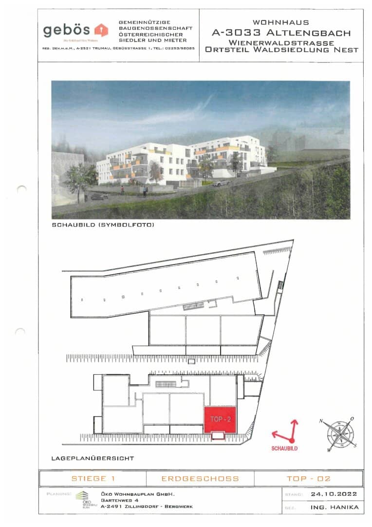 First occupancy: Apartment with view of greenery
