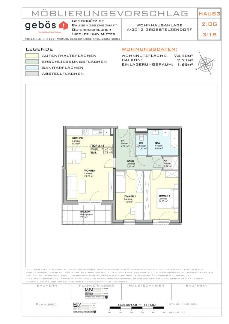 First occupancy: Charming apartment with distant view