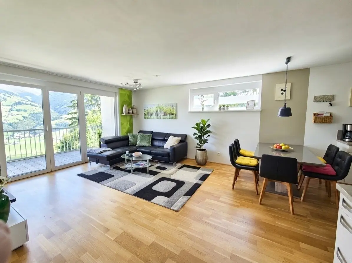 Moderne 3-Zi-Wohnung mit großem Aussichtsbalkon &amp; Garage in unmittelbarer nähe zur  Skipiste
