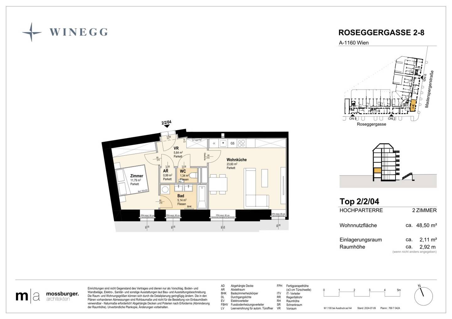 Arrive and Feel at Home at GRAND GARDEN – 2-room apartment near Wilhelminenberg