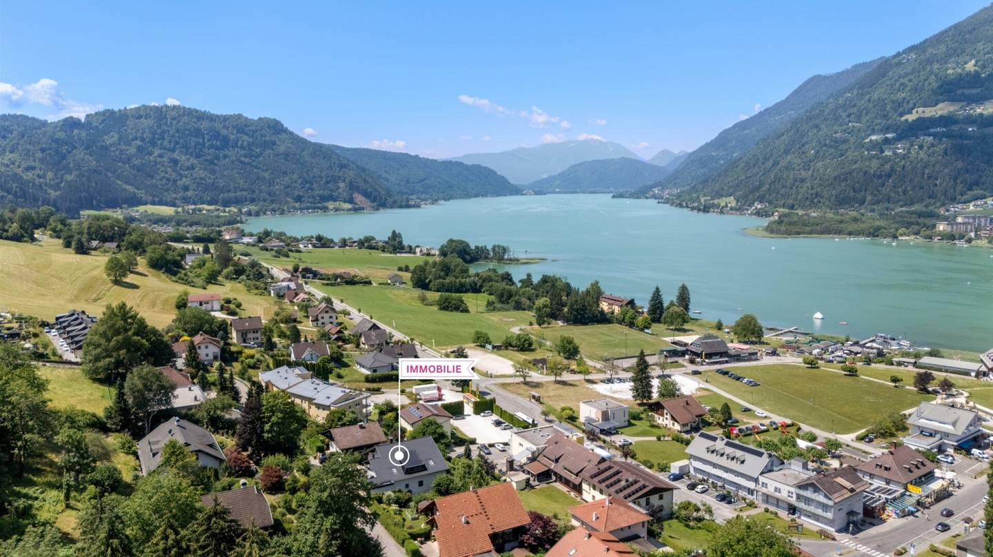 Über den Dächern des Ossiacher Sees - außergewöhnliche Dachgeschosswohnung mit einzigartigem Panoramablick