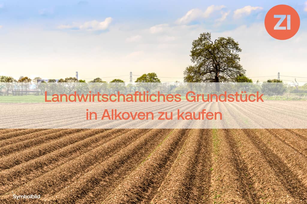 Anlegerwohnung fruchtbarer Acker und Wald in Auenlandschaft