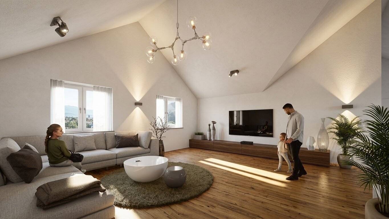 exklusives Juwel: Dachgeschosswohnung im Saggen
