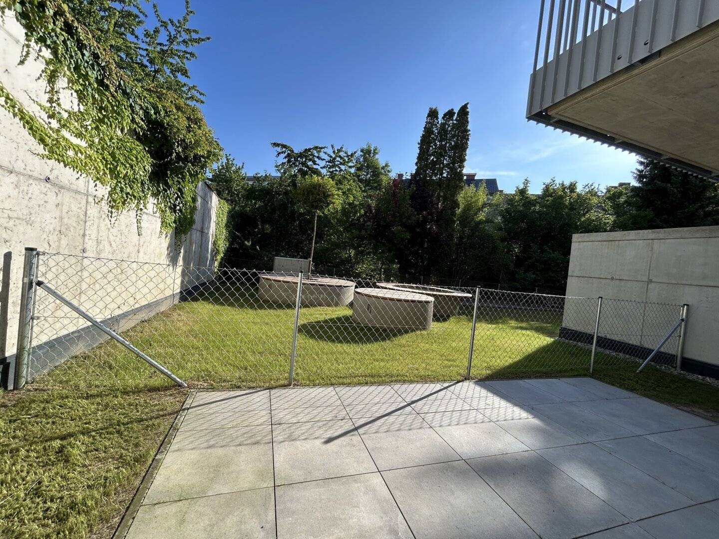 Newly built 2-room garden apartment with quiet courtyard location in Linz-Urfahr