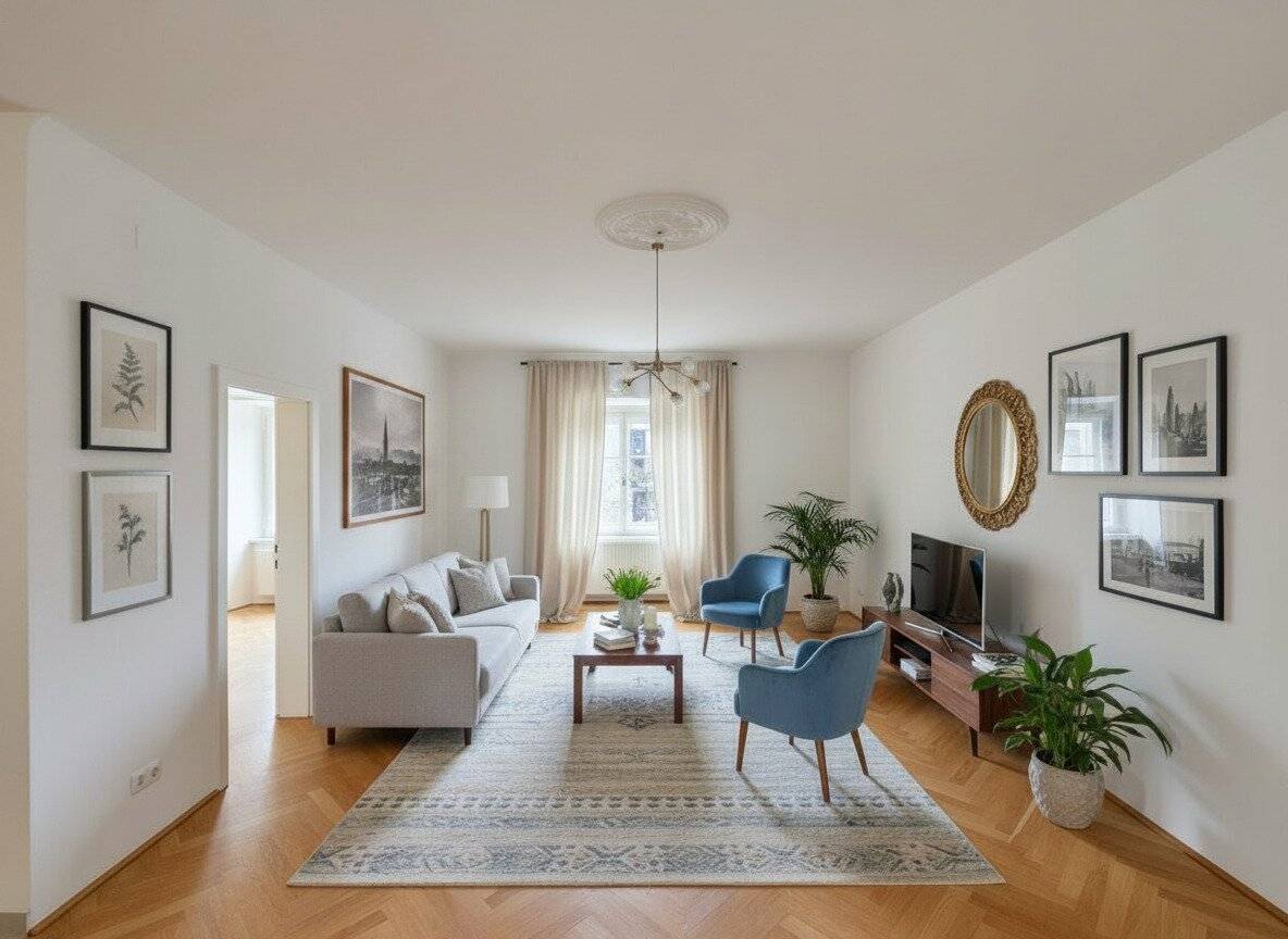 1090! Elegant and quietly located period apartment in great location near Votivpark!