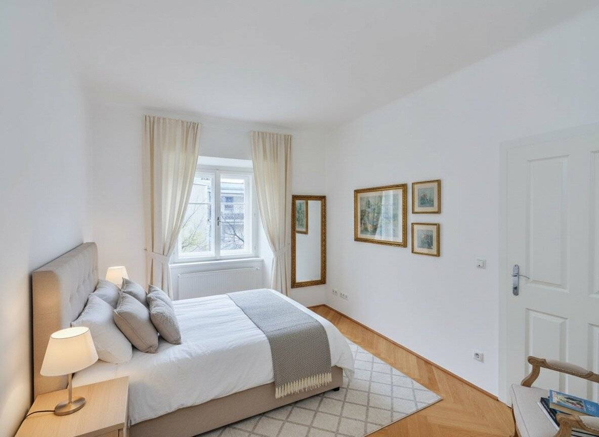 1090! Elegant and quietly located period apartment in great location near Votivpark!