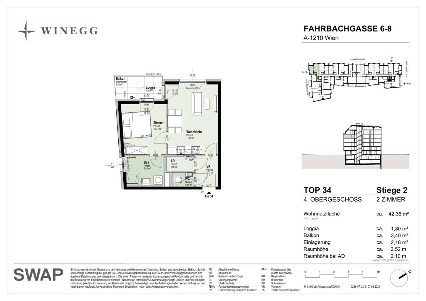 Wohnung Neubau Erstbezug nahe Alte Donau