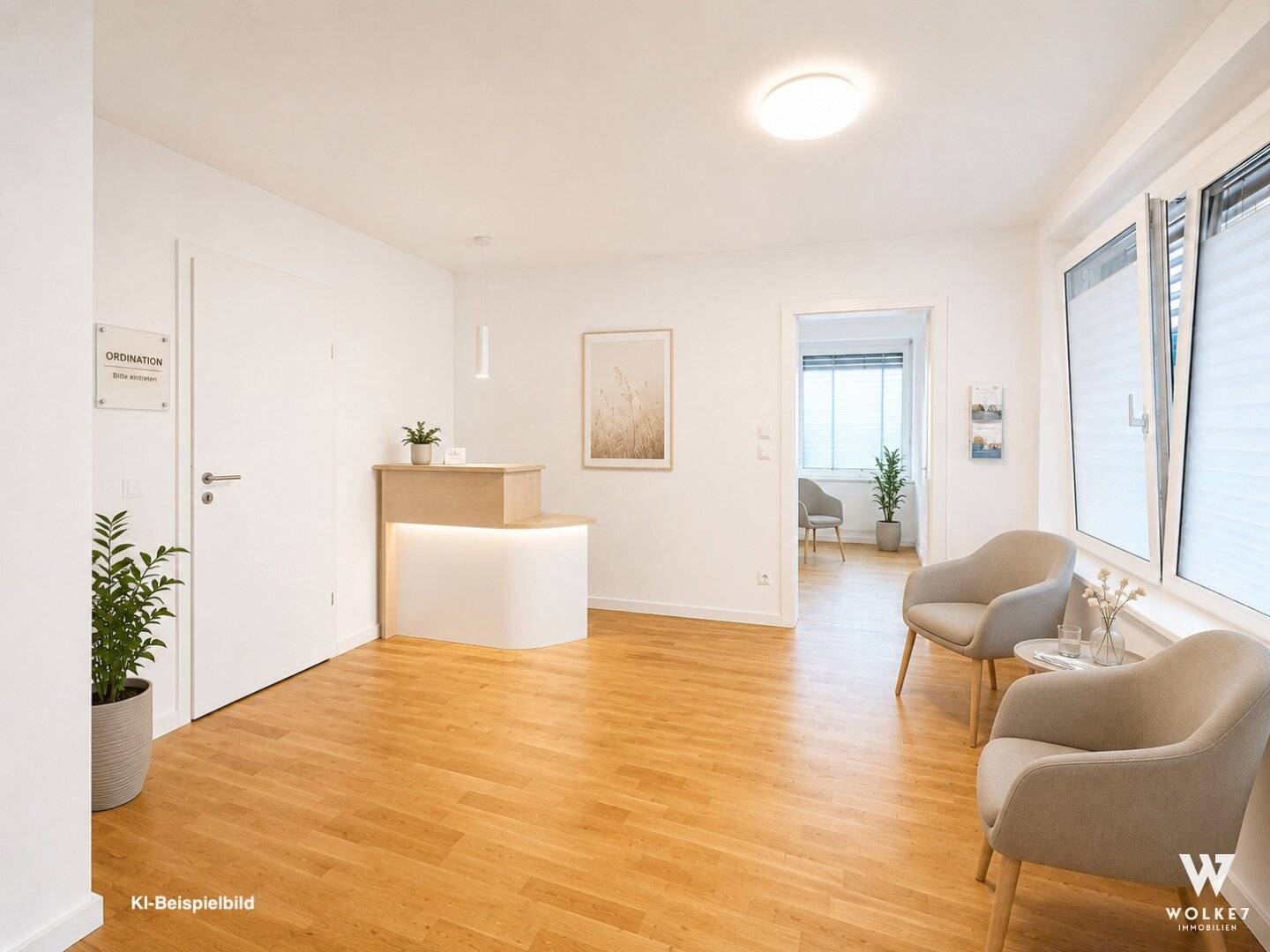 Bright practice / commercial premises on the ground floor – modern and efficient | U6 Alser Straße | St. Anna Kinderspital