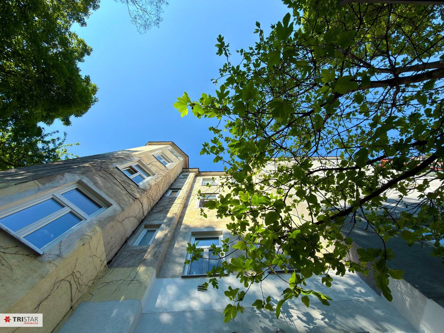 Ruhige 2-Zimmer-Wohnung mit ca. 16 m² Innenhofterrasse in 1050 Wien