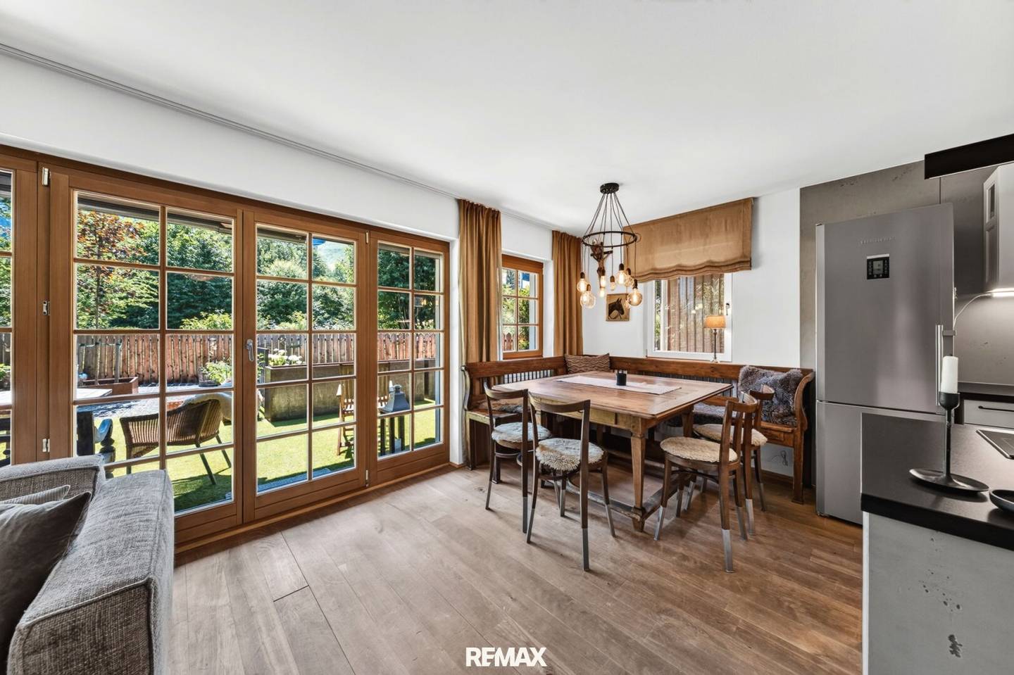 Exklusive Maisonette mit Garten, Hauscharakter &amp; Panoramablick auf die Streif – in ruhiger Bestlage von Kitzbühel