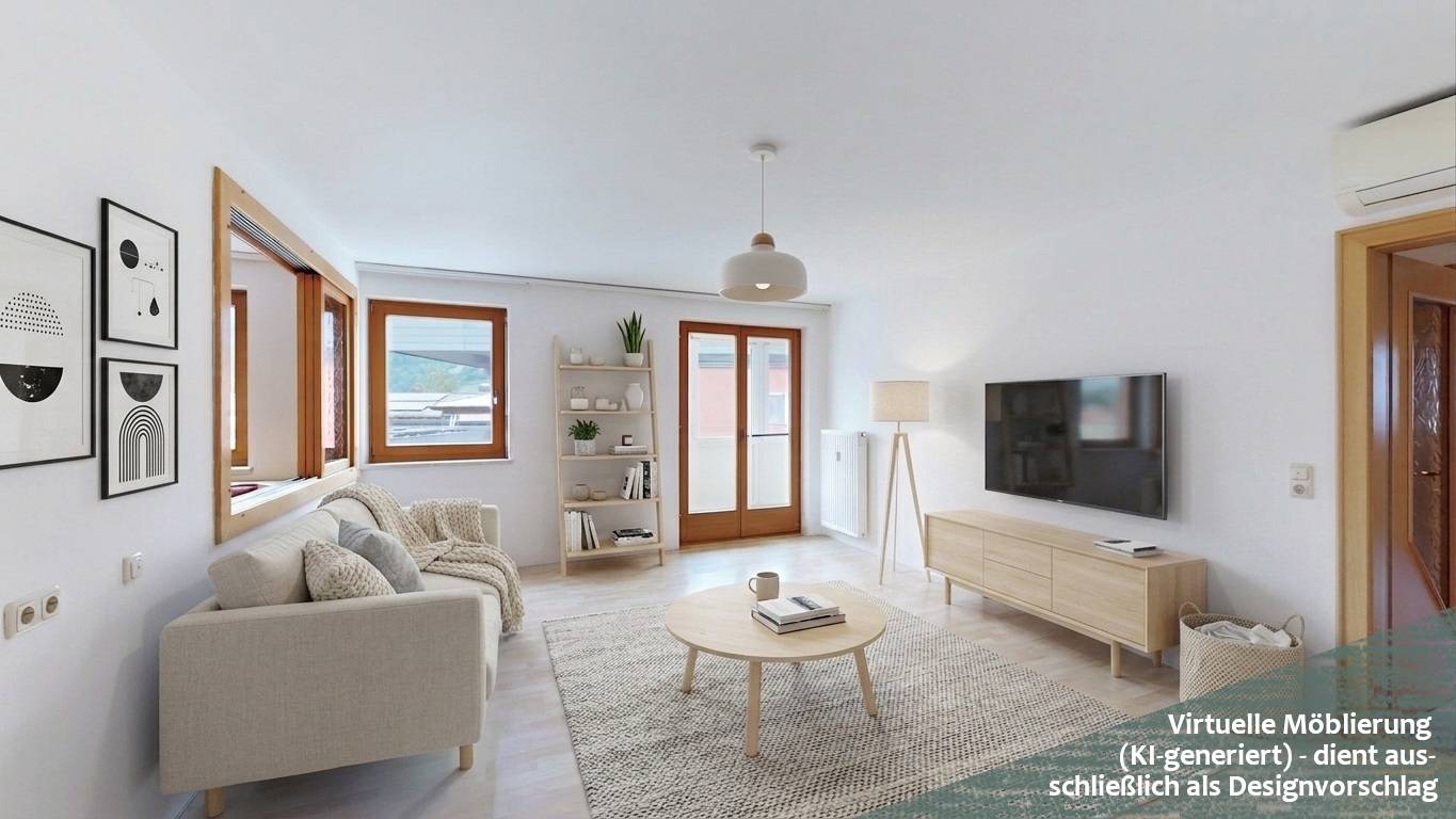 Erdgeschosswohnung mit südwestbalkon und Einbauküche