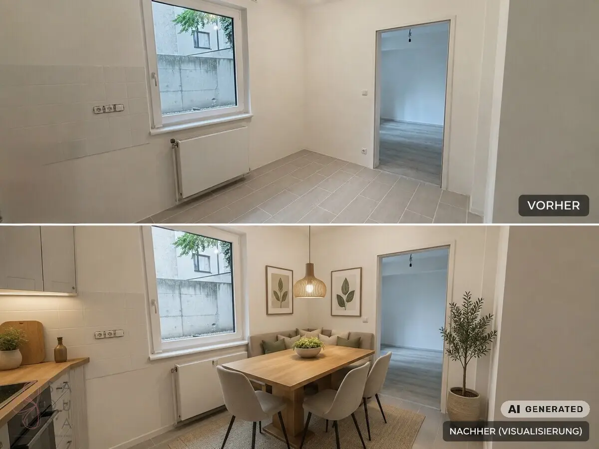 Generalsanated ground floor apartment with direct garage access