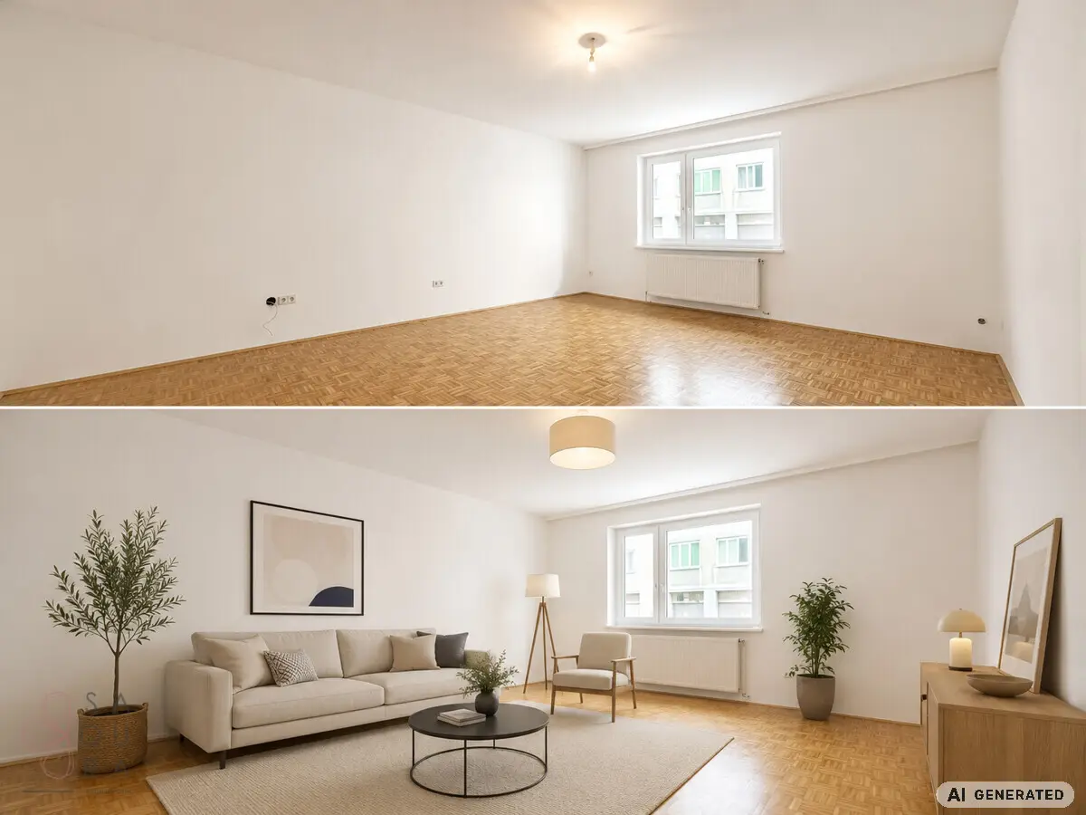 Generalsanated ground floor apartment with direct garage access
