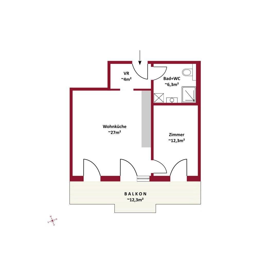 ALL-INCLUSIVE-LIVING | Modern apartment with spacious balcony | Near U2 | Badeteich Hirschstetten