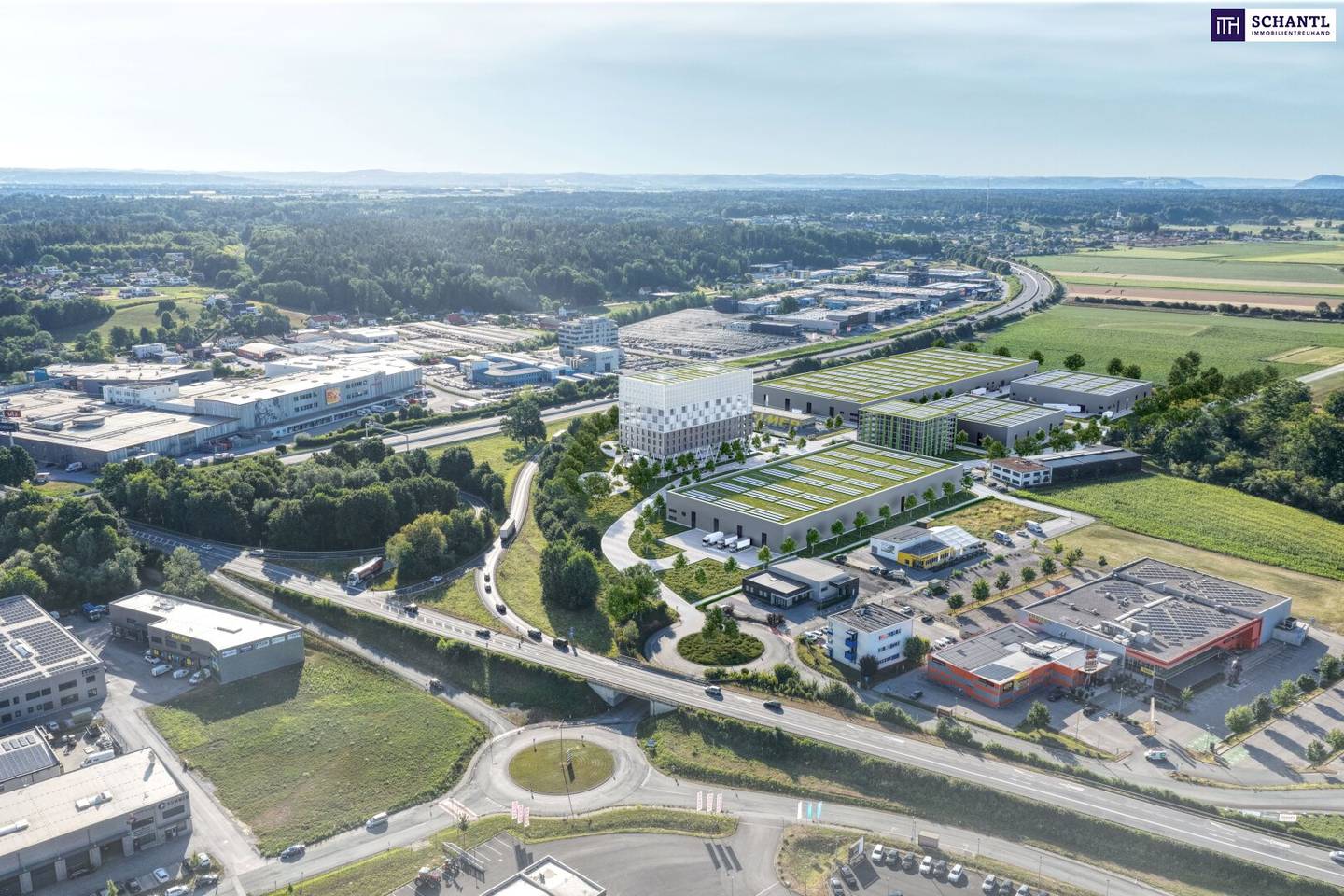 Ihr neuer Standort für Gewerbe, Lager und Logistik – 416,99 m² bei Graz – BUSINESS VILLAGE STYRIA – JETZT PROVISIONSFREI MIETEN!