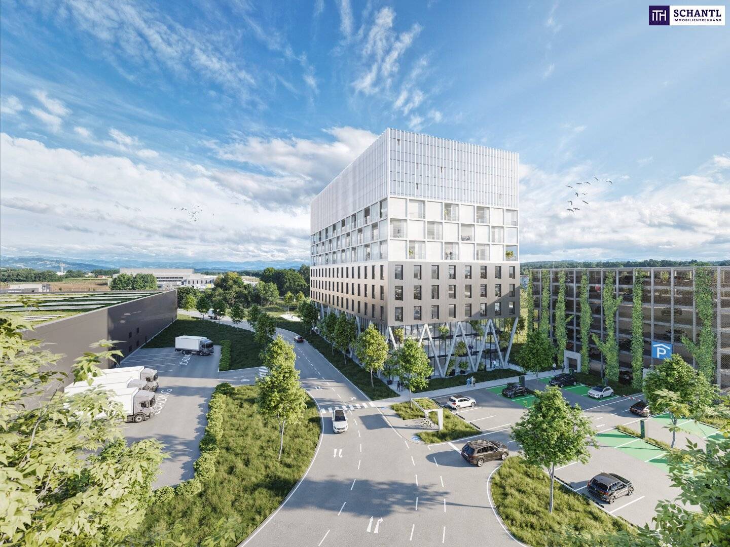 Ihr neuer Standort für Gewerbe, Lager und Logistik – 416,99 m² bei Graz – BUSINESS VILLAGE STYRIA – JETZT PROVISIONSFREI MIETEN!