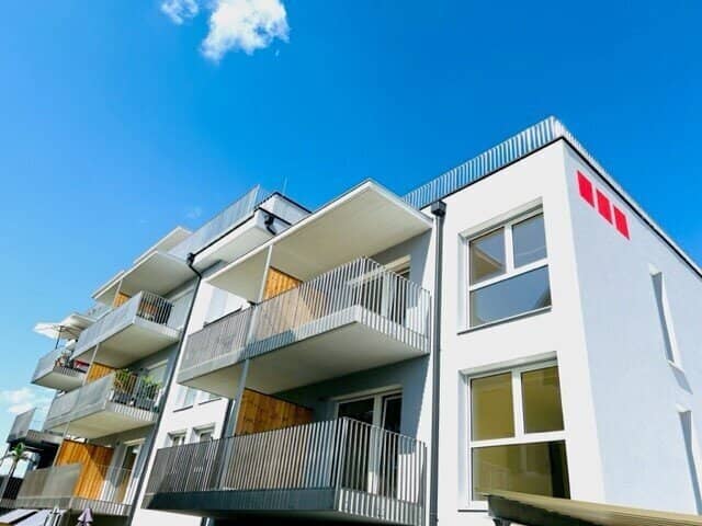 Commission-free new build apartment with 2 rooms, balcony and underground parking space