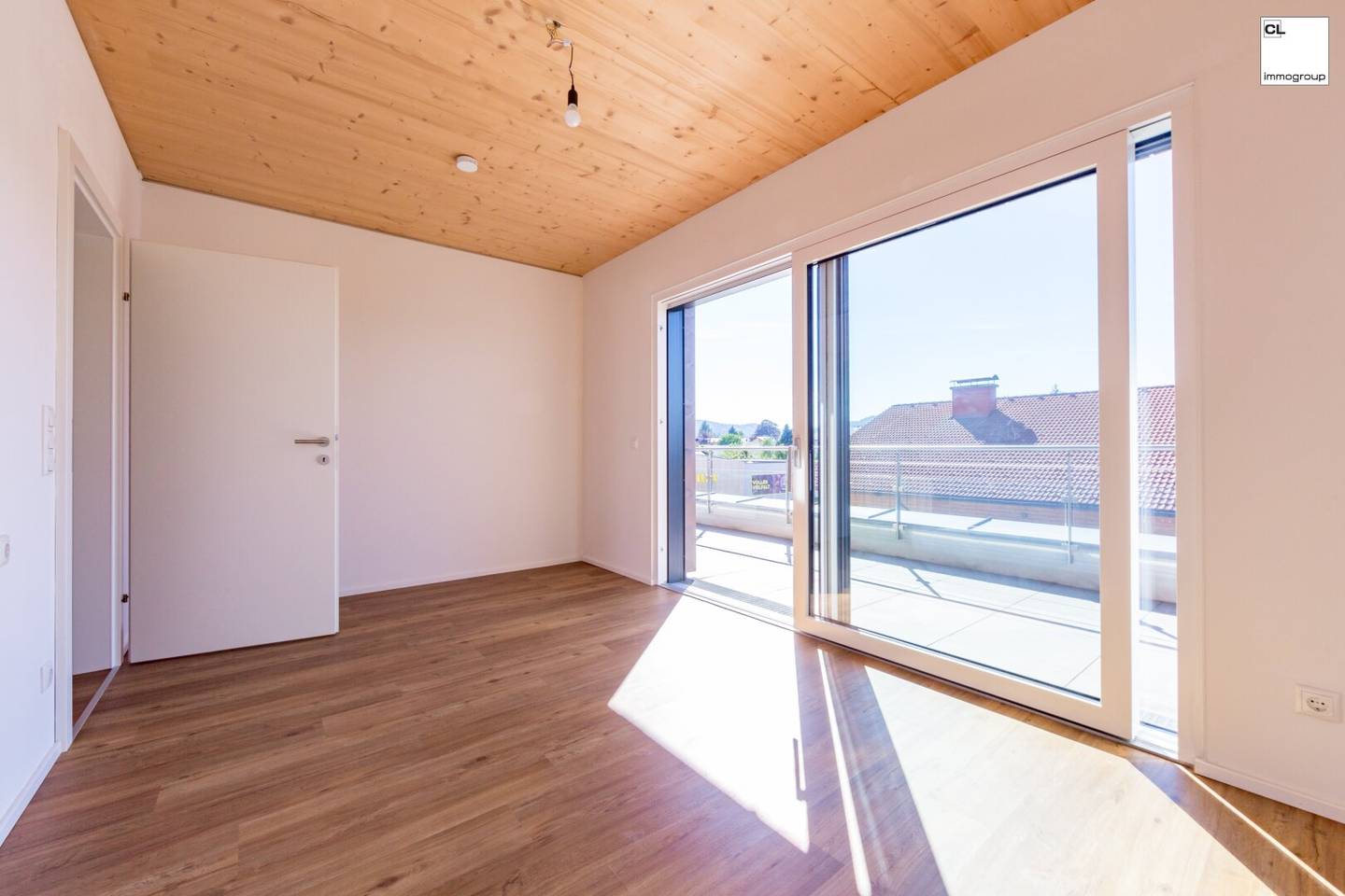 2-room apartment in St. Georgen im Attergau - Large sun terrace!